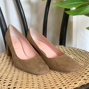 SOLD‼️ NWB NWT Kate Spade Kylah Taupe Square Toe Pumps